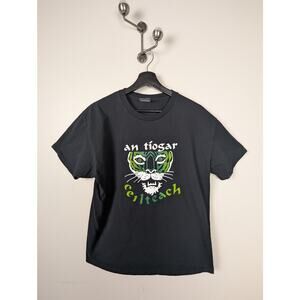 Celtic T Ireland an tioger celteach black‎ T-shirt Size L